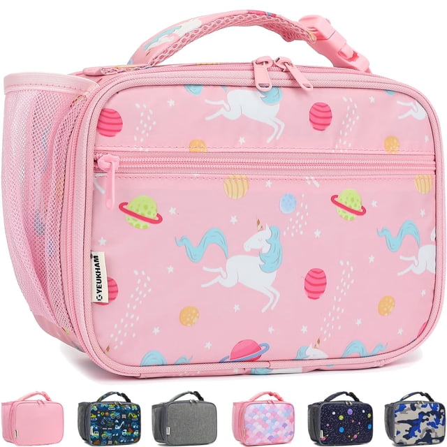 Lonchera Térmica Aislada GYEUKHAM Reutilizable y Duradera Rosa