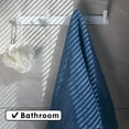 thumbnail image 5 of ABPETE 4 Hooks White Wall Mounted Towel Hooks for Bathrooms and Coat Racks, 5 of 18