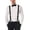 Black, variant on Mens Classic Vintage Retro Trouser Braces Suspenders Wide Braces Heavy Duty Blinders Multi Colour