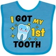 thumbnail image 3 of Inktastic I Got My 1st Tooth with Cute Tooth Baby Boys or Girls Baby Bib, 3 of 4