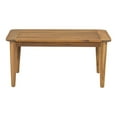 thumbnail image 3 of Christopher Knight Home Modern Transitional 38" Outdoor Coffee Table, Solid Wood, Teak, 3 of 7