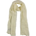 thumbnail image 1 of Verona Collection Womens Solid Hijab Bufanda Wrap, Beige, Talla única, 1 of 1