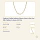 thumbnail image 2 of Cadena Collar Italiana Figaro Hueca De Oro 10k Calibre 4.4mm, 65 Cm, 2 of 5
