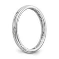 thumbnail image 5 of 14K White Gold Ring Band Eternity Diamond Round 1 10CT Polished Bezel Set , Size 8, 5 of 6