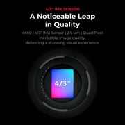 YOLOLIV YoloCam S7, 4K Live Streaming Camera with Interchangeable, Auto Focus and Compatible for Micro Four Thirds Lens (Camera Only) for TikTok