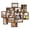 Rustic Brown, variant on SONGMICS Collage Photo Frames, 10 Multi Picture Frames for Wall, Two 8x10 Inches, Four 5x7 Inches, Four 4x6 Inches, Tool-Free Assembly, Rustic Brown