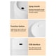 thumbnail image 4 of Matsuzay Humidificador Nuevo Mini Difusor Temporizador Humidificadores de aromaterapia Pequeño y ligero Suministro más fresco Hogar Coche Humidificadores, 4 of 6