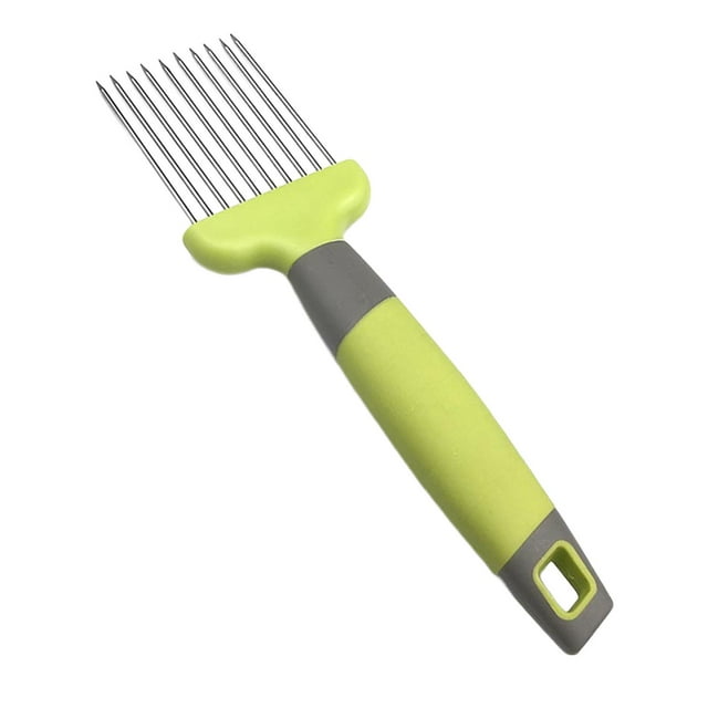 Trituradora de Agujas de Cebolla de Acero Inoxidable Perfecl Compacta Soporte de Cebolla Multifuncional Rebanador de Cebolla