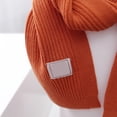 thumbnail image 3 of Kids Scarf Soft Warm Knit Neck Warmer Winter Classic Scarf For Boys Girls Wraps Soft Windproof Neck-Yellow, 3 of 5