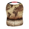 PKQWTM World Map Room Nursing Cover Baby Breastfeeding Infant Feeding Cover Baby Car Seat Cover