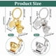 thumbnail image 4 of 4 llaveros de inodoro, llaveros originales para hombre, llaveros divertidos con colgante para asiento de inodoro, organizador de llaves, soporte para llaves, colgantes metálicos para llaves., 4 of 5
