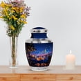 thumbnail image 7 of MUKTIVE Music Cremation Urns for Ashes, Blue Decorative Funeral Urn, Memorial Keepsake Urn, Burial Urns for Mother & Father, Remembrance Gift for Loss (1 Large & 4 Keepsake), 7 of 7