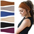 thumbnail image 1 of Diademas YONUF Fashion para mujer, yoga, entrenamiento, paquete de 6, 1 of 7
