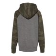 thumbnail image 3 of Independent Trading Co. Youth Special Blend Raglan Hooded Sweatshirt, 3 of 5