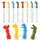 thumbnail image 1 of Juguetes de dinosaurios con forma de varita de burbujas para regalos de fiesta para niños (12 paquetes), 1 of 7