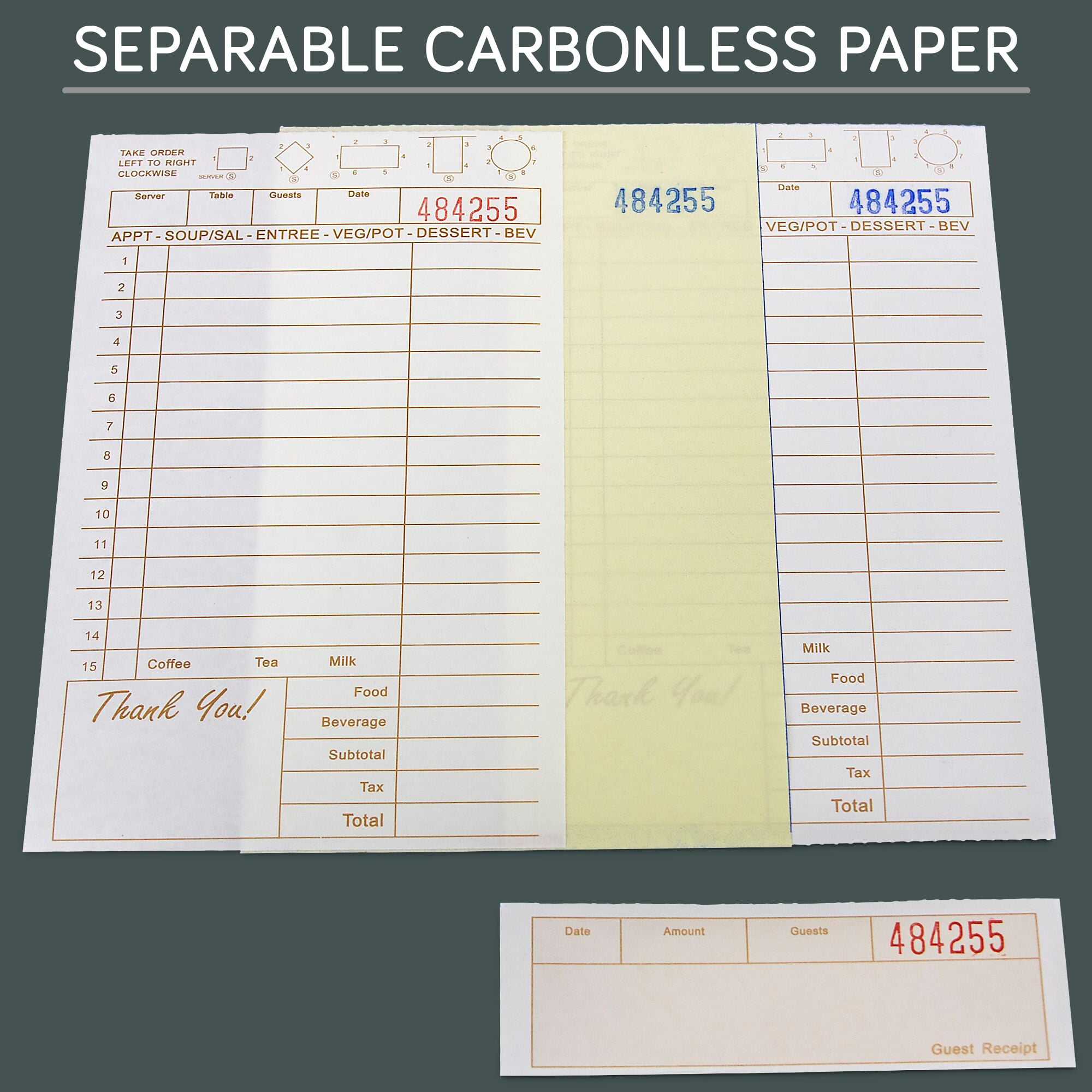 Classiky - Drop Around Record Pad - Carbon Paper Receipt