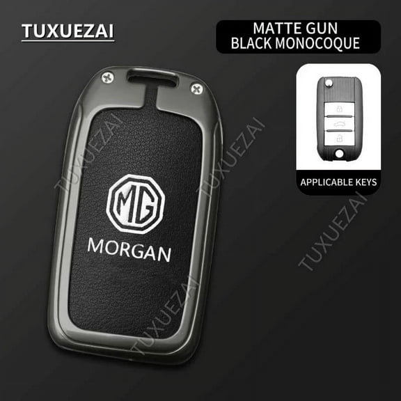 Zinc alloy Car Key Case Cover For MG B 3-buttons key case MG3 MG5 MG6 MG7 MG ZS GT GS Accessories Key Shell Fob Keychain