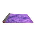 thumbnail image 2 of Ahgly Company Indoor Square Oriental Purple Industrial Area Rugs, 6' Square, 2 of 4