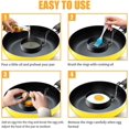 thumbnail image 2 of 4 Pieces Fried Egg Molds, Pancake Mold Stainless Steel Non-stick, 2 of 5