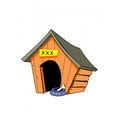 thumbnail image 2 of Empty Dog H)ouse Wall Decal Sticker by Wallmonkeys Vinyl Peel and Stick Graphic (48 in W x 42 in H), 2 of 4