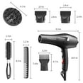 thumbnail image 3 of Dekuri Ionic Salon Hair Dryer Professional Blow Dryer 2200W AC Motor Fast Drying, 3 of 4