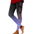 thumbnail image 1 of Gibobby Leggings deportivos mujer Leggings de cintura alta con estampado navideño para mujer, adecuados para yoga, correr, fitness diario(Gris,XG), 1 of 4