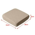 thumbnail image 3 of YWMJZEU Square Bar Stool Cover Cushion with Elastic Stool Seat Cushion Elastic Stretch Slipcover for Home Party Dinign Room Dressing Table Stools Cover Coffee A, 3 of 9