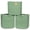 Green-13 x 13 x 13 (Standard), variant on 13 Inch Cube Storage Bins Cotton Rope Woven Baskets For Organizing 3-pack | 13 X 13 Cubes Fabric Square Shelves Organizer Closet