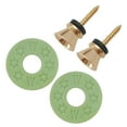 thumbnail image 2 of 2 Piezas de Botones de Bloqueo de Correa de Metal Pasadores Finales con Tornillos de Montaje para Ukelele Bajo de Guitarra Acústica Eléctrica, 12 Colo oro CUTICAT Clavija de bloqueo de la correa de la guitarra Clavija, 2 of 8