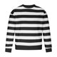 thumbnail image 3 of pstuiky camisas de manga larga para hombre, Blusas y camisas casuales de manga larga con cuello redondo y rayas en bloques de color para hombre Tops de talla grande para hombre m, 3 of 5