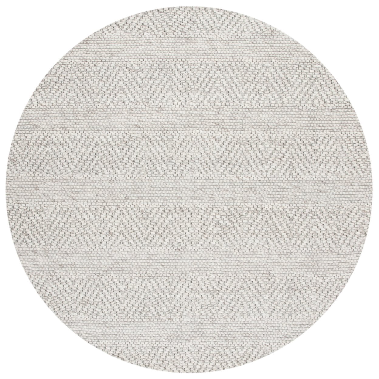 SAFAVIEH Marbella Keeleigh Diamond Area Rug, Beige/Light Grey, 7' x 7' Square