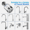 thumbnail image 6 of 2-Pack Kitchen & Bathroom Sink Faucet Water Filter, Tap Mount Filtration System, Purifier., 6 of 9