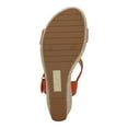 thumbnail image 4 of REACTION KENNETH COLE Womens Coral 1/2" Platform Padded Comfort Breathable T-Strap Moisture Wicking Card Round Toe Wedge Buckle Espadrille Shoes 8.5 M, 4 of 4