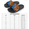 thumbnail image 2 of GZHJMY Stylish Slides for Women Men, Young Man with A Microphone Reads A Rap Soft Flexible Slip-on Sandals Slippers, 2 of 7