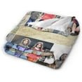 thumbnail image 4 of Custom Picture Blankets for Couples Girlfriends Personalised Blanket with 9 Photos Text Customised Throw Blanket Gifts for Adults Kids Birthday Christmas New Year Mothers Fathers Valentines Day, 4 of 5