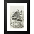 thumbnail image 2 of Carel Adolph Lion Cachet 11x14 Black Modern Framed Museum Art Print Titled - Sailing Boats on Open Water (1890), 2 of 5