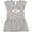AC-Heather Grey, variant on Inktastic Las Vegas Stays At Papa's Girls Toddler Dress