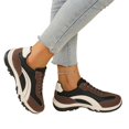 thumbnail image 4 of Willtoo Womens Casual Sneakers Lace Up Low Top Walking Shoes Lightweight Soft Sole Retro Athletic Fashion Trainers, 4 of 5