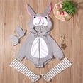 thumbnail image 2 of Disfraces navideños para bebés, conjuntos de ropa para niñas y niños pequeños, mono con capucha y calcetines largos, ropa navideña de 18 a 24 meses, 2 of 4