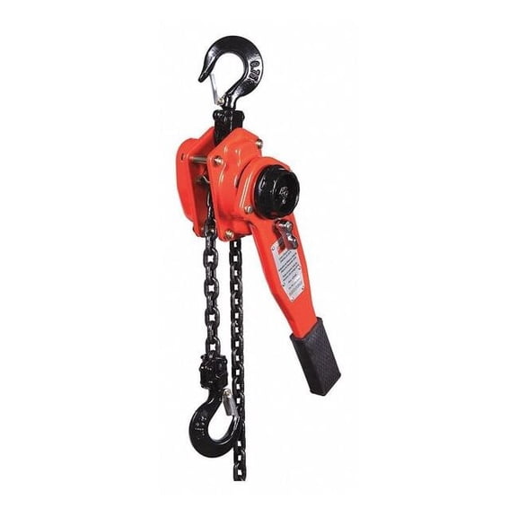 Dayton Lever Chain Hoist,1500 lb.,Lift 20 ft. 4ZX45