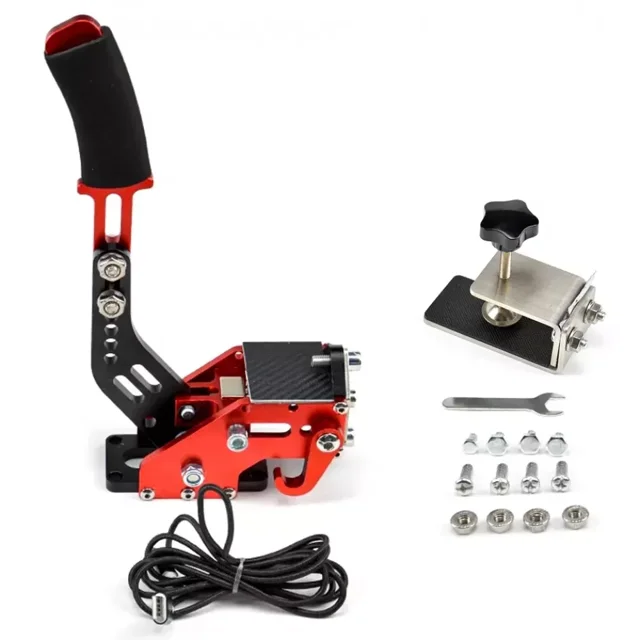 Freno de mano USB para soporte de volante de juegos de carreras G27/G29 G920 PC Negro