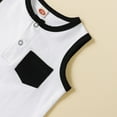 thumbnail image 6 of UYYX Boys Set Cute Baby Boy Clothes Baby Boy Clothes Toddler Summer Outfit Short Sleeve T-Shirt Tee Tops Joggers Casual Shorts 2Pcs Clothing Set, 6 of 9
