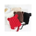 thumbnail image 5 of Cute Cartoon Bear Baby Hat Winter Warm Knitted Kids Infant Beanie Bonnet, 5 of 5