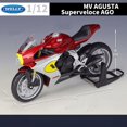 thumbnail image 4 of WELLY 1:12 MV Agusta Superveloce Ago Alloy Racing Motorcycle Model Diecast Metal Street Motorcycle Model Simulation Kids Toy Gif, 4 of 6
