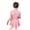 Pink, variant on LYMAYTER Girls Toddler Ballerina Leotard Tutu Skirt Short Sleeve Criss-Cross Back Party Wear 3Y-11Y