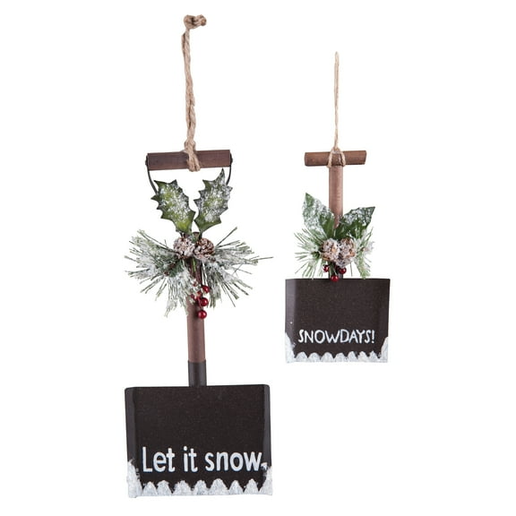 Shovel Ornament Set of 2
