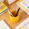 thumbnail image 6 of USUERY Ceramic Flower Makeup Brush Organizer Toothbrush Holder Pen Pencil Cup For Home Bathroom Decor Desk, 6 of 9