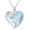 Style 5-Clover, variant on SISGEM 925 Sterling Silver Birth Flower Necklace for Women, Moonstone Sunflower/Tulip/Rose Necklace, Flower Pendant Necklace for Mother's Day Birthday Anniversary, with 18+2inch Chain