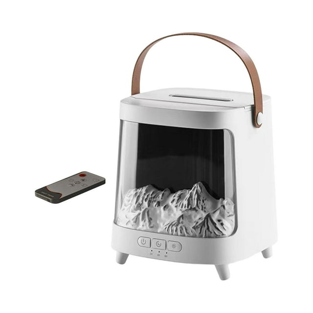 simhoa Diffuseur d'Huile Parfumée 200ml avec Minuterie Télécommande USB Pulvérisateur de Parfum Blanc
