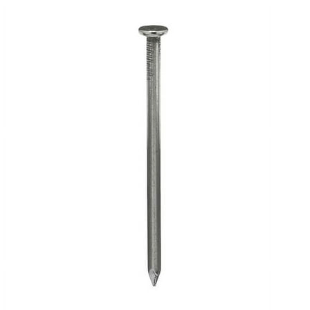 Common Nail, 2-1/2 in L, 8D, Steel, Bright Finish, 10.25 ga, 455 PK